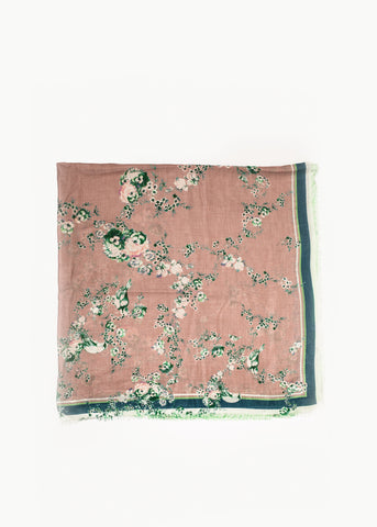 Floral Cashmere Scarf